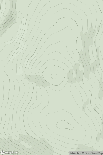 Thumbnail image for Hareshaw Hill [Ayr to the River Clyde] showing contour plot for surrounding peak